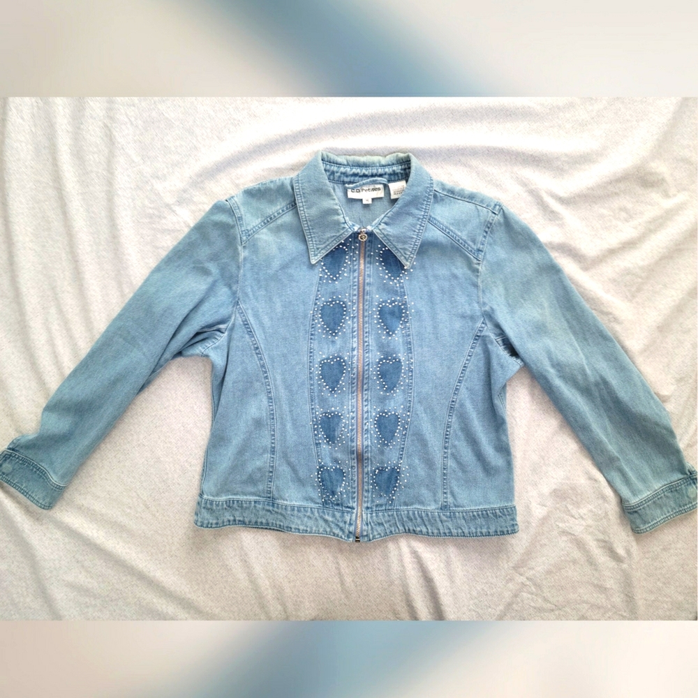 Denim Bedazzled Jacket